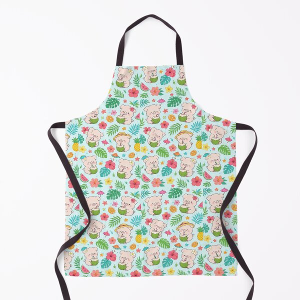 Item preview, Piggy Tropical Coconut Pattern designed and sold by Soft Berry Studio.