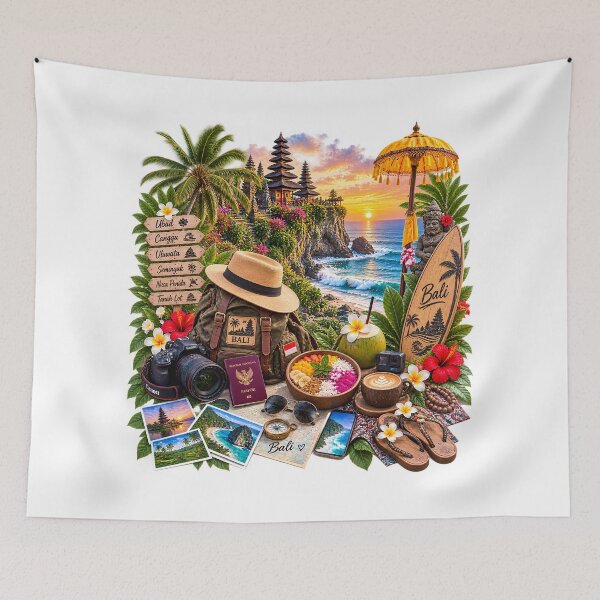 Item preview, Bali – A tropical journey between temples, beaches and surfing designed and sold by J-Impression.