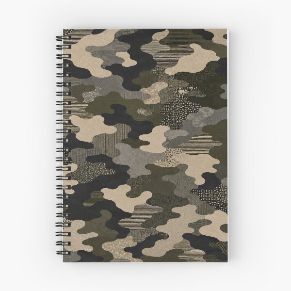 Item preview, Modern Military Camo – Olive Khaki & Charcoal Abstract Pattern designed and sold by HO•Designs.