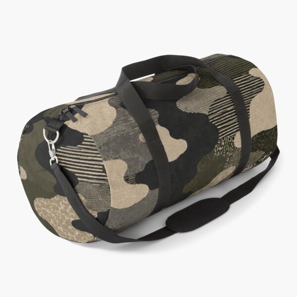 Item preview, Modern Military Camo – Olive Khaki & Charcoal Abstract Pattern designed and sold by HO•Designs.