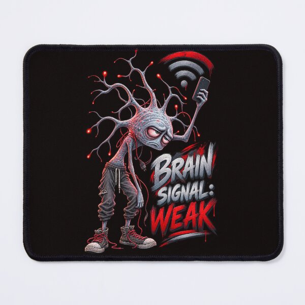 Item preview, Brain Signal Weak – Tired Neuron Tech Humour designed and sold by Tadeusz1.