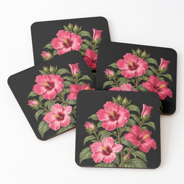 Item preview, Rose Mallow Botanical Study with Seed Pod and Fallen Petals designed and sold by Anyshca.