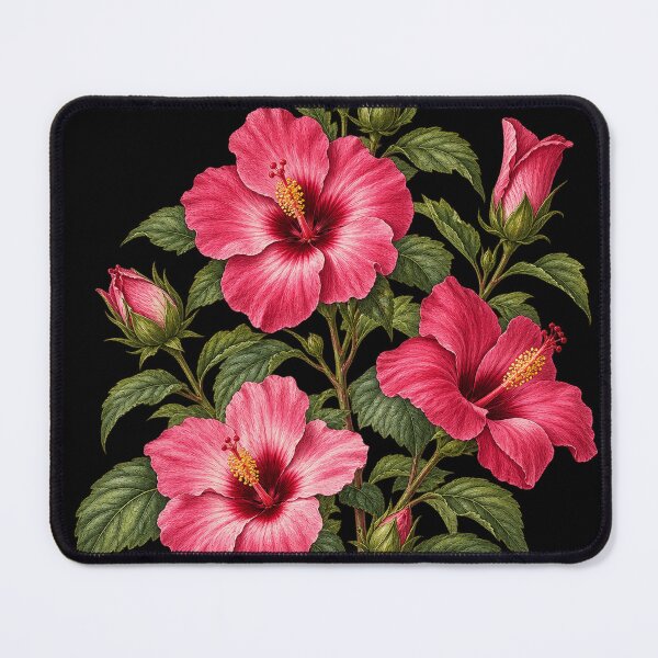 Item preview, Rose Mallow Botanical Study with Seed Pod and Fallen Petals designed and sold by Anyshca.