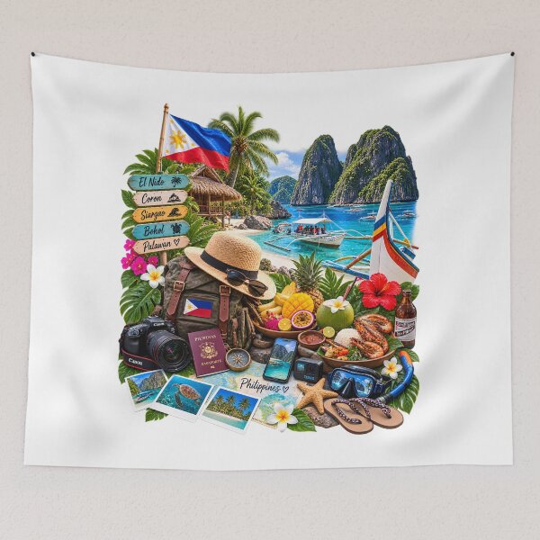 Aperçu de l'œuvre Philippines – Paradis tropical, îles et aventure créée et vendue par J-Impression.