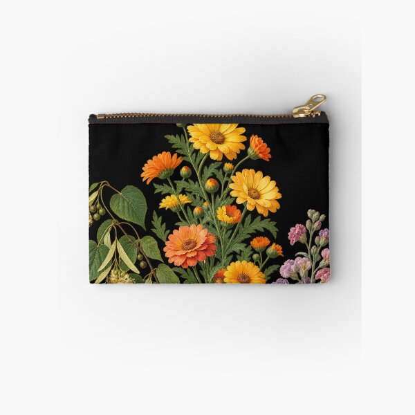 Item preview, Linden Blossom, Garland Chrysanthemum and Hoary Stock Vintage Botanical Plate designed and sold by Anyshca.