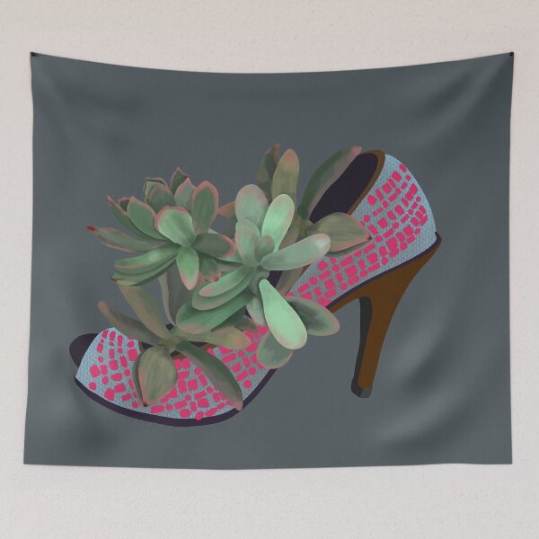 Item preview, Succulent High Heel Botanical Surrealism  designed and sold by altastudio.