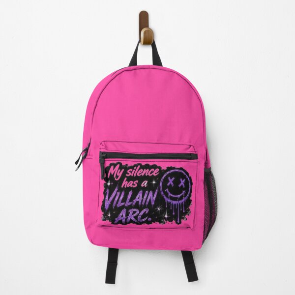 Item preview, My Silence Has A Villain Arc Purple Dripping Smiley Sticker designed and sold by Scro-Ciob-Shop.