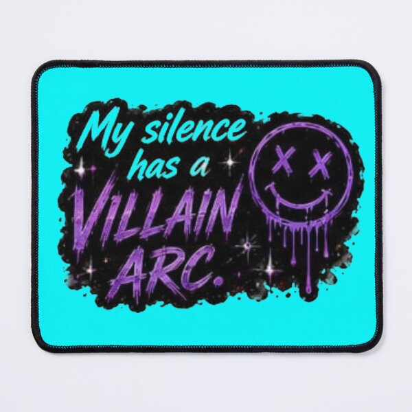 Item preview, My Silence Has A Villain Arc Purple Dripping Smiley Sticker designed and sold by Scro-Ciob-Shop.