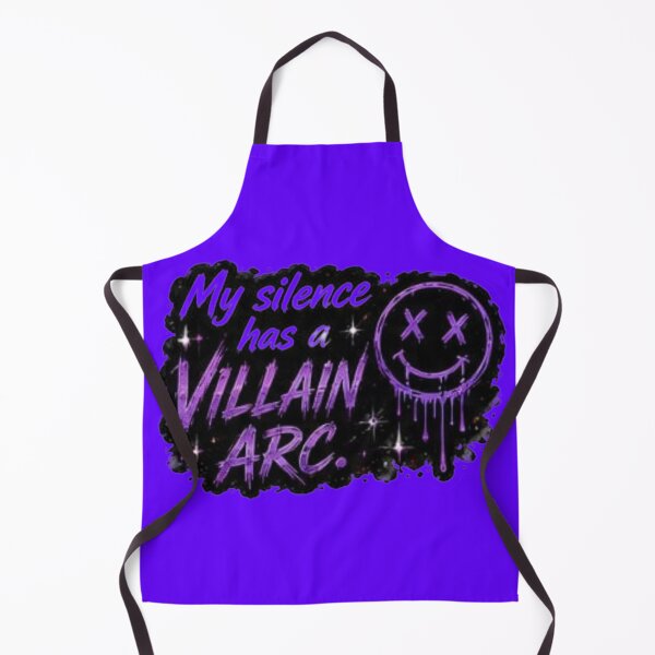 Item preview, My Silence Has A Villain Arc Purple Dripping Smiley Sticker designed and sold by Scro-Ciob-Shop.