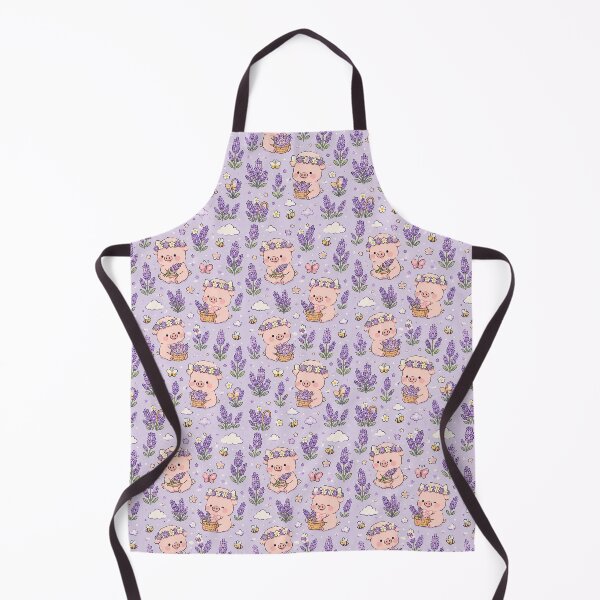 Item preview, Piggy Lavender Meadow Pattern designed and sold by Soft Berry Studio.