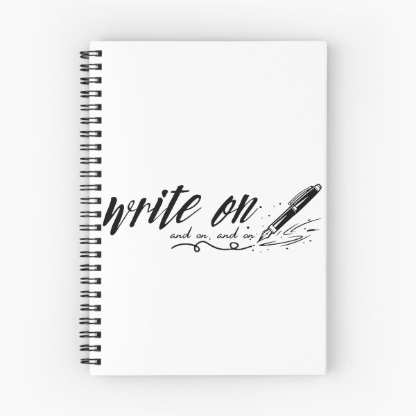 Item preview, Write On and On and On | Writer Motivation | Author Life | Am Writing designed and sold by SunandShade.