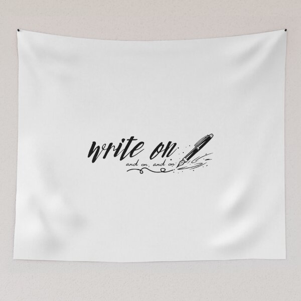 Item preview, Write On and On and On | Writer Motivation | Author Life | Am Writing designed and sold by SunandShade.