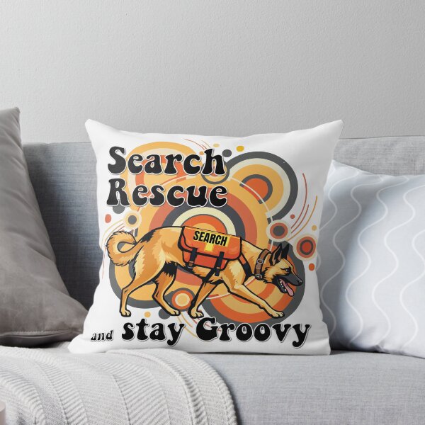 Item preview, Search and Rescue K9 Shepherd Retro Design designed and sold by Bluek9sDesign.