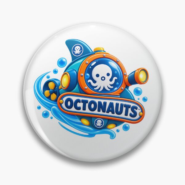 Item preview, Creative Octonauts Submarine Logo PNG – Cute 3D Ocean Adventure Design designed and sold by Naresh-pinjani.