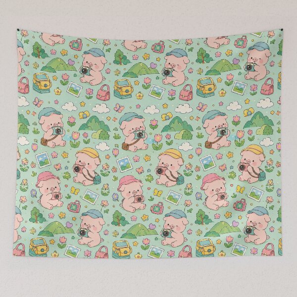 Item preview, Piggy Little Photographer Pattern designed and sold by Soft Berry Studio.