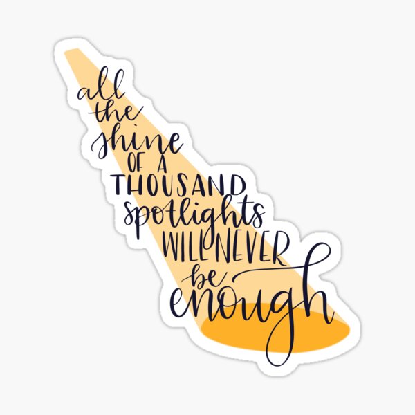 Spotlight Stickers Redbubble