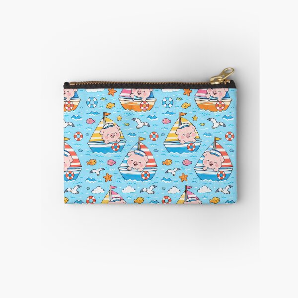 Item preview, Piggy Sailboat Adventure Pattern designed and sold by Soft Berry Studio.