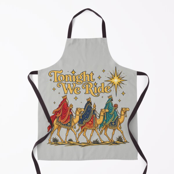 Item preview, Tonight We Ride Three Wise Men Christmas designed and sold by POD DYNASTY | Original Print On Demand T-Shirt Graphics.