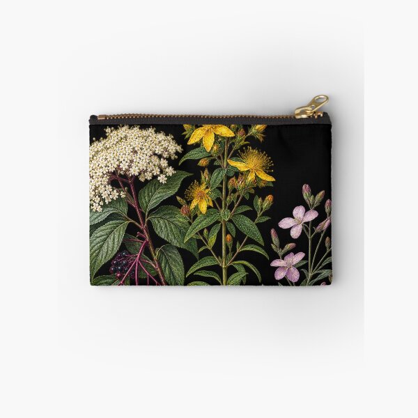 Artikelvorschau, Vintage-botanischer Teller mit Holunder, Johanniskraut und Nachtviole. entworfen und verkauft von Anyshca.