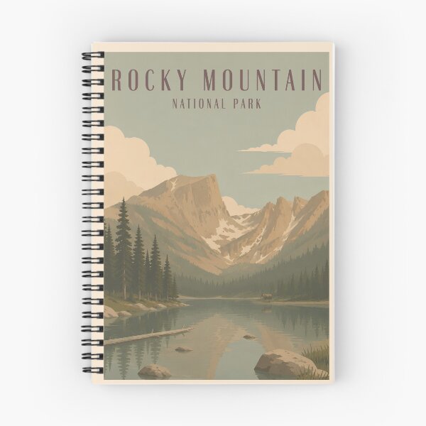 Item preview, Rocky Mountains National Park designed and sold by Wanderlust Studio.