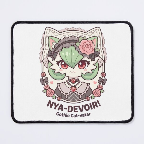 Item preview, Nya-Devoir Gothic Cat-vatar: Soft Pastel Goth Portrait designed and sold by CuteKats.