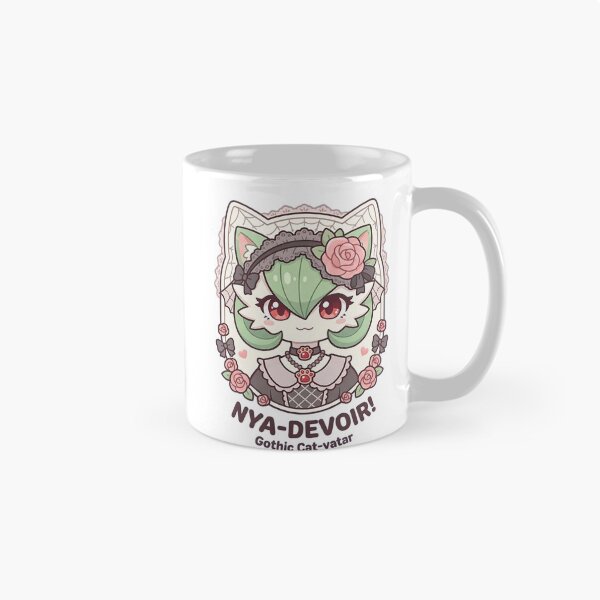 Aperçu de l'œuvre Nya-Devoir Gothic Cat-vatar : Portrait Gothique Pastel Doux créée et vendue par CuteKats.