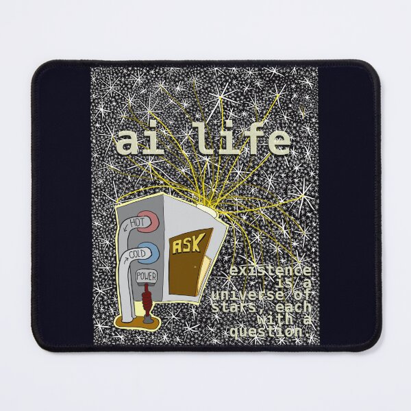 Item preview, ai life: existence is a universe of stars, each with a question designed and sold by LittleGreyMan2026.
