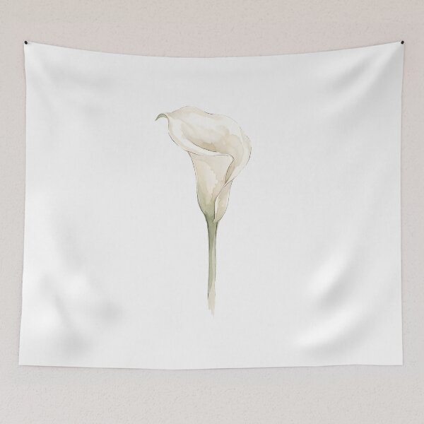 Item preview, Watercolor Calla Lily Print | Elegant Flower Art designed and sold by PLANT LOVER'S PARADISE.
