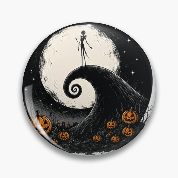 Item preview, Halloween Spiral Silhouette on the Moon designed and sold by LIWV1.