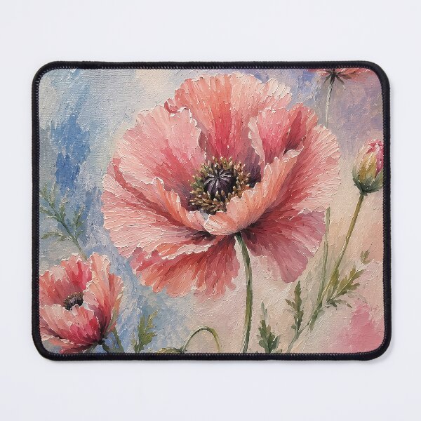 Item preview, Blush Pink Poppy Botanical Painting designed and sold by Rahma-yehia23.
