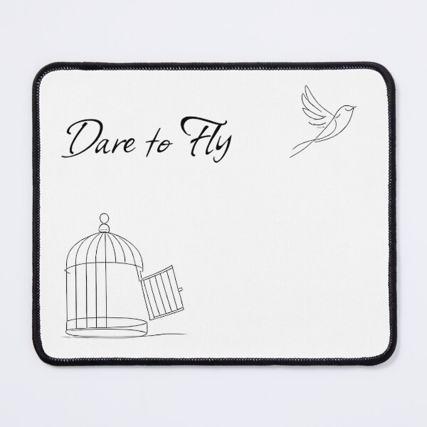 Item preview, Dare to Fly – Bird Flying Out of Cage Freedom Design designed and sold by Buli89.