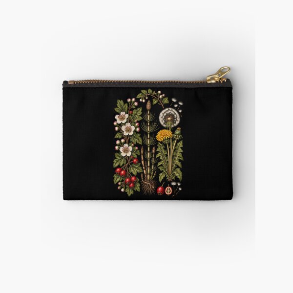 Item preview, Vintage Hawthorn, Horsetail and Dandelion Botanical Art designed and sold by Anyshca.