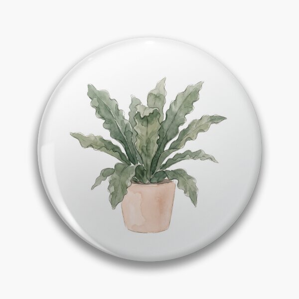 Item preview, Watercolor Bird's Nest Fern Print | Green Plant Art designed and sold by PLANT LOVER'S PARADISE.