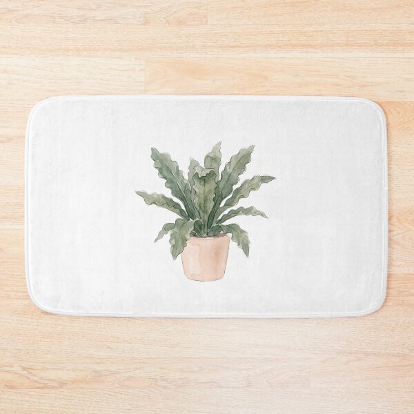 Item preview, Watercolor Bird's Nest Fern Print | Green Plant Art designed and sold by PLANT LOVER'S PARADISE.