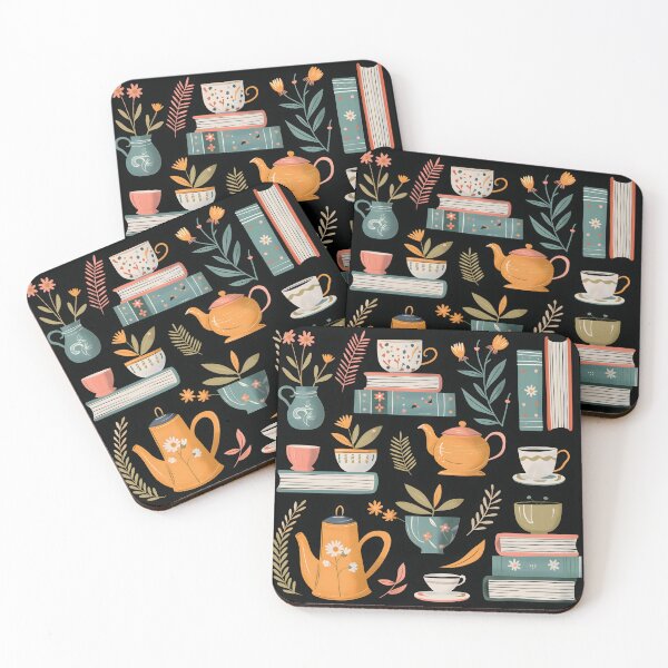 Item preview, Floral Books and Tea designed and sold by xiao xuans.
