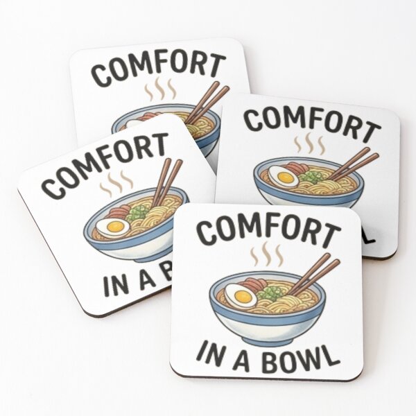 Item preview, Comfort in a Bowl — Cute Ramen Noodle Food Art designed and sold by Tipsy24.