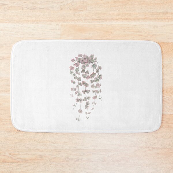 Item preview, Watercolor String of Hearts Print | Trailing Plant designed and sold by PLANT LOVER'S PARADISE.