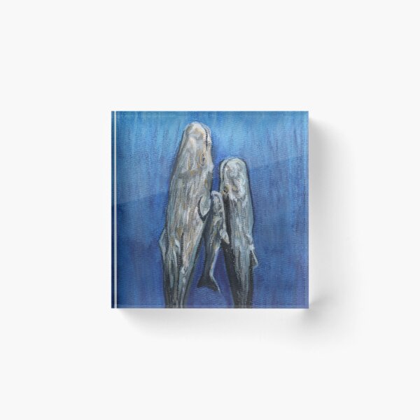 Item preview, Pod of Sperm Whales Sleeping designed and sold by CreativeRootsStudio.