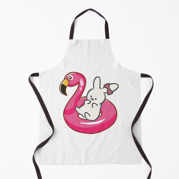 Item preview, Bunny on Flamingo Float designed and sold by CarefulCreation.