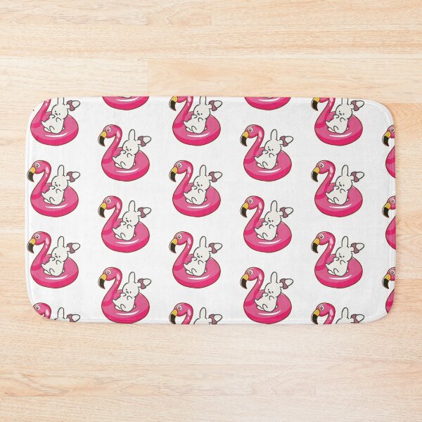 Item preview, Bunny on Flamingo Float designed and sold by CarefulCreation.