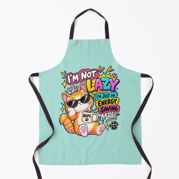 Item preview, I’m Not Lazy, I’m Just on Energy Saving Mode – Funny Cat Meme designed and sold by StickyDelights.