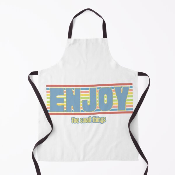 Item preview, ENJOY the Small Things | Retro | Colorful Stripes | Positive Vibes designed and sold by SunandShade.