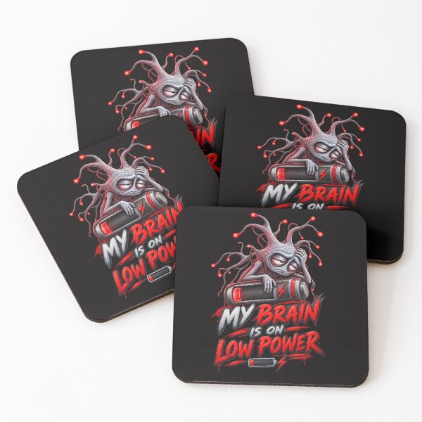 Item preview, My Brain Is on Low Power – Tired Neuron Humour designed and sold by Tadeusz1.