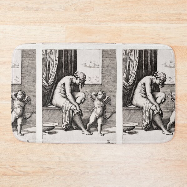 Item preview, Venus and Cupid Renaissance Engraving designed and sold by artofuniverse.