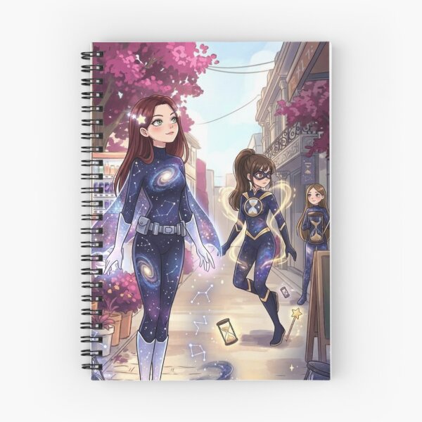 Item preview, Cosmic Superhero Girls Anime Street Art designed and sold by SofiaByCruti.