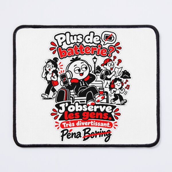 Item preview, Battery dead? I'm people-watching – Introvert humor T-shirt designed and sold by J-Impression.