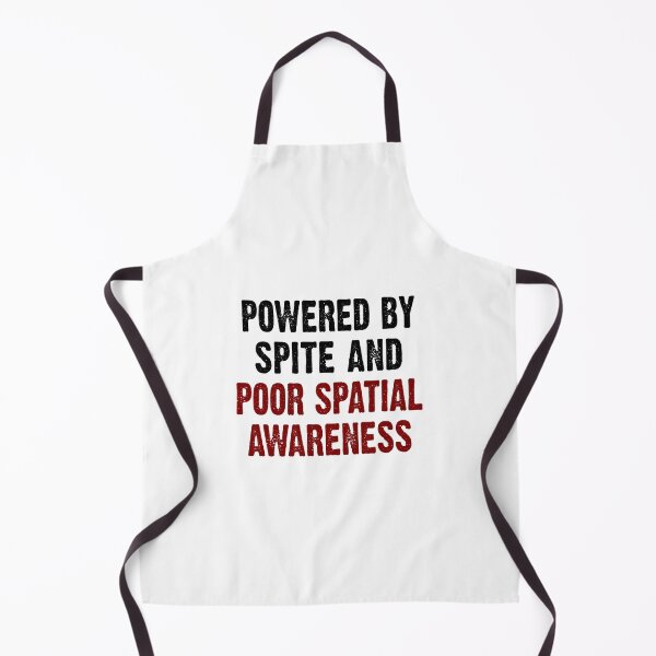 Item preview, Powered by Spite Poor Spatial Awareness Funny Wheelchair Stickers Magnets Pins T-shirts Rollators Walkers Humorous Mobility Device Disabled designed and sold by ChronicillnessT.
