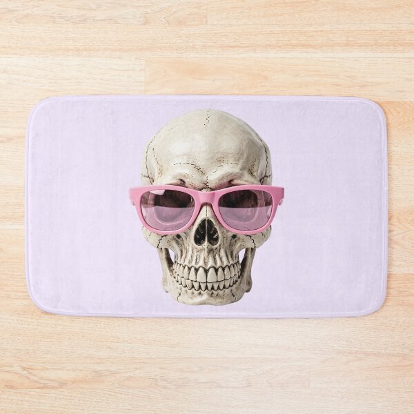 Item preview, Funny Skull with Pink Sunglasses – Cool Skeleton designed and sold by SweetLilith.