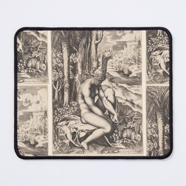 Item preview, Seated Nude Venus in Woodland Landscape designed and sold by artofuniverse.
