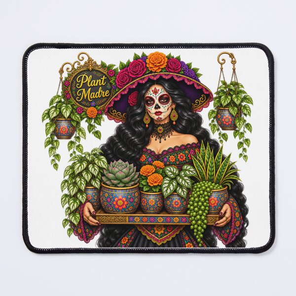 Item preview, Catrina Plant Madre – Día de Los Muertos Plant Mom & Houseplants designed and sold by CottageGardenCo.